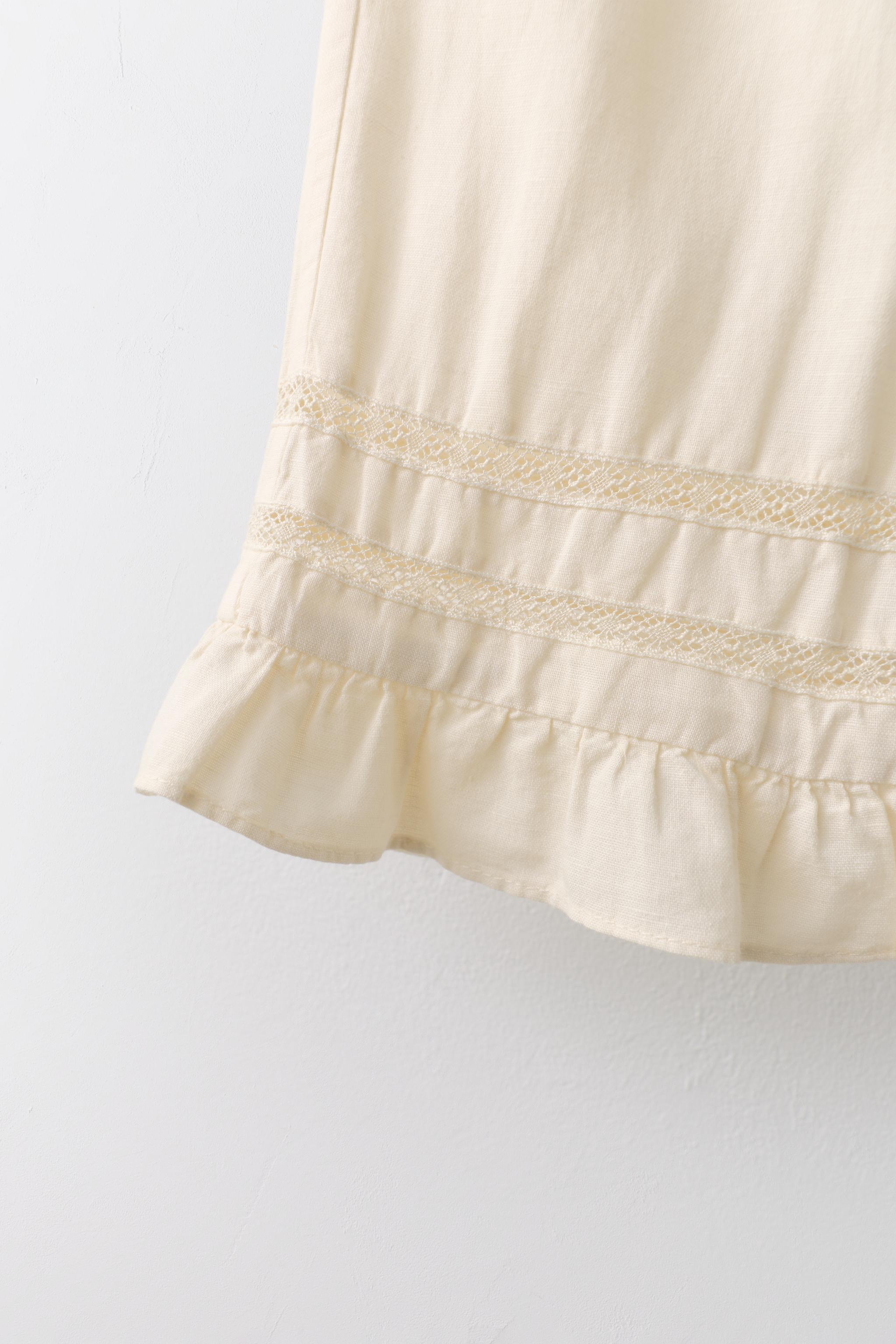 6-12 YEARS / LIMITED EDITION LINEN COTTON CULOTTES